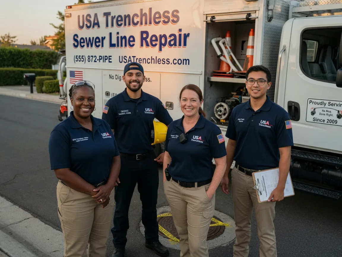 Sewer Line Repair company in Grissom Arb, IN